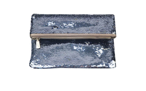 Sequinned Clutch Bag