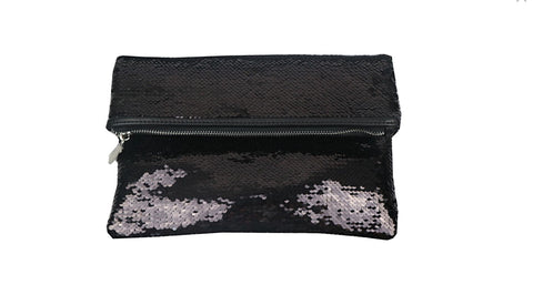 Sequinned Clutch Bag