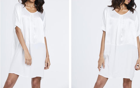 Oversized Silk Feel Dress