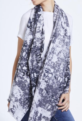 Mottled Paint Print Scarf