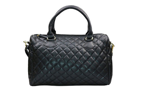 Quilted Tote Handbag