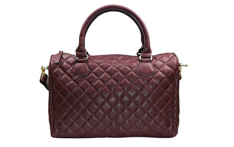Quilted Tote Handbag