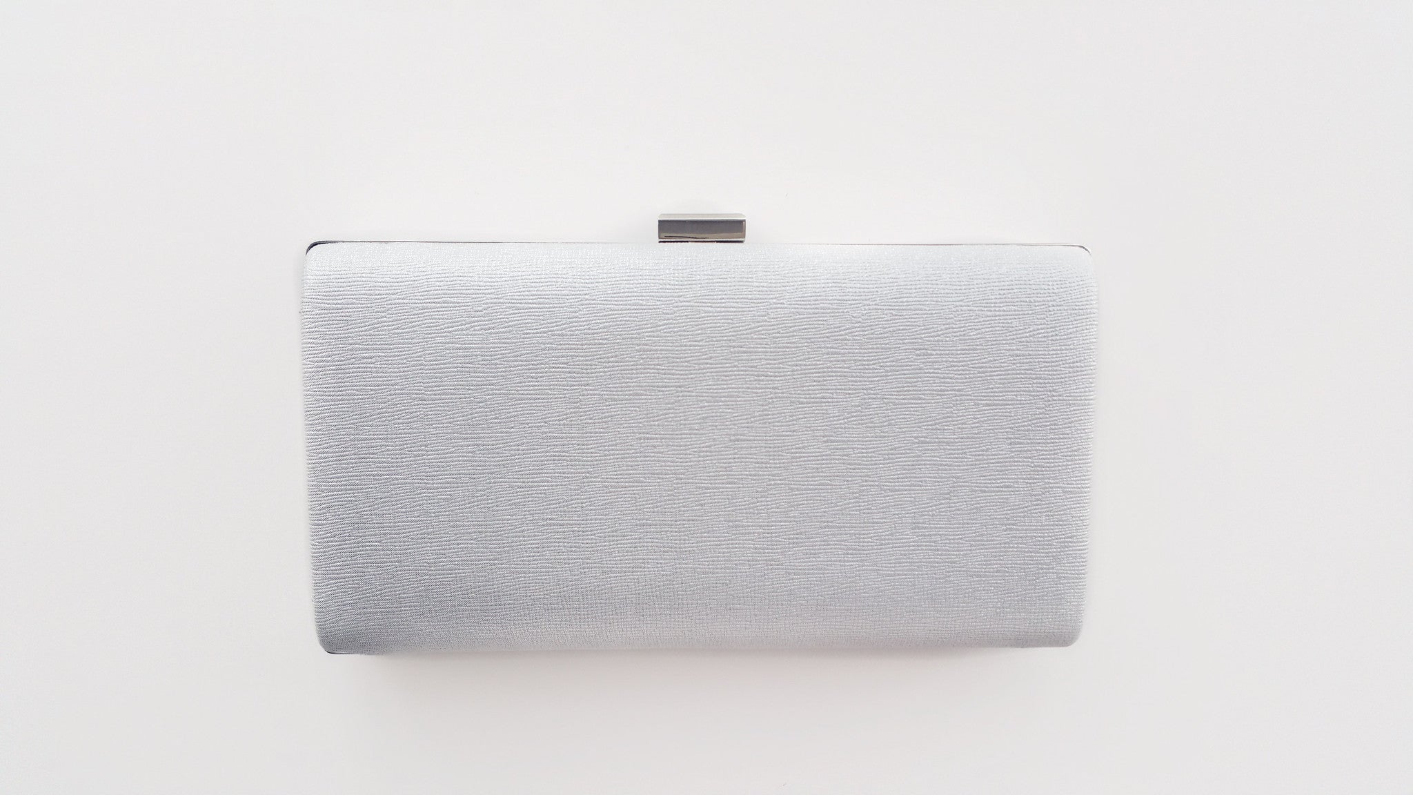 Silver sales box clutch