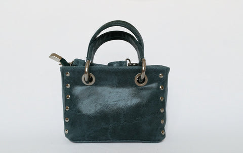Italian Leather Mini Micro Handbag