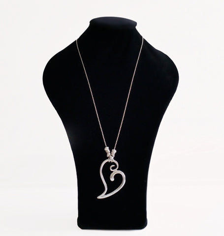 Lazy Love Heart Necklace